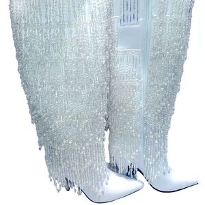 Jeffrey Campbell Boots Size 7 
 Beaded Western Heeled Boot